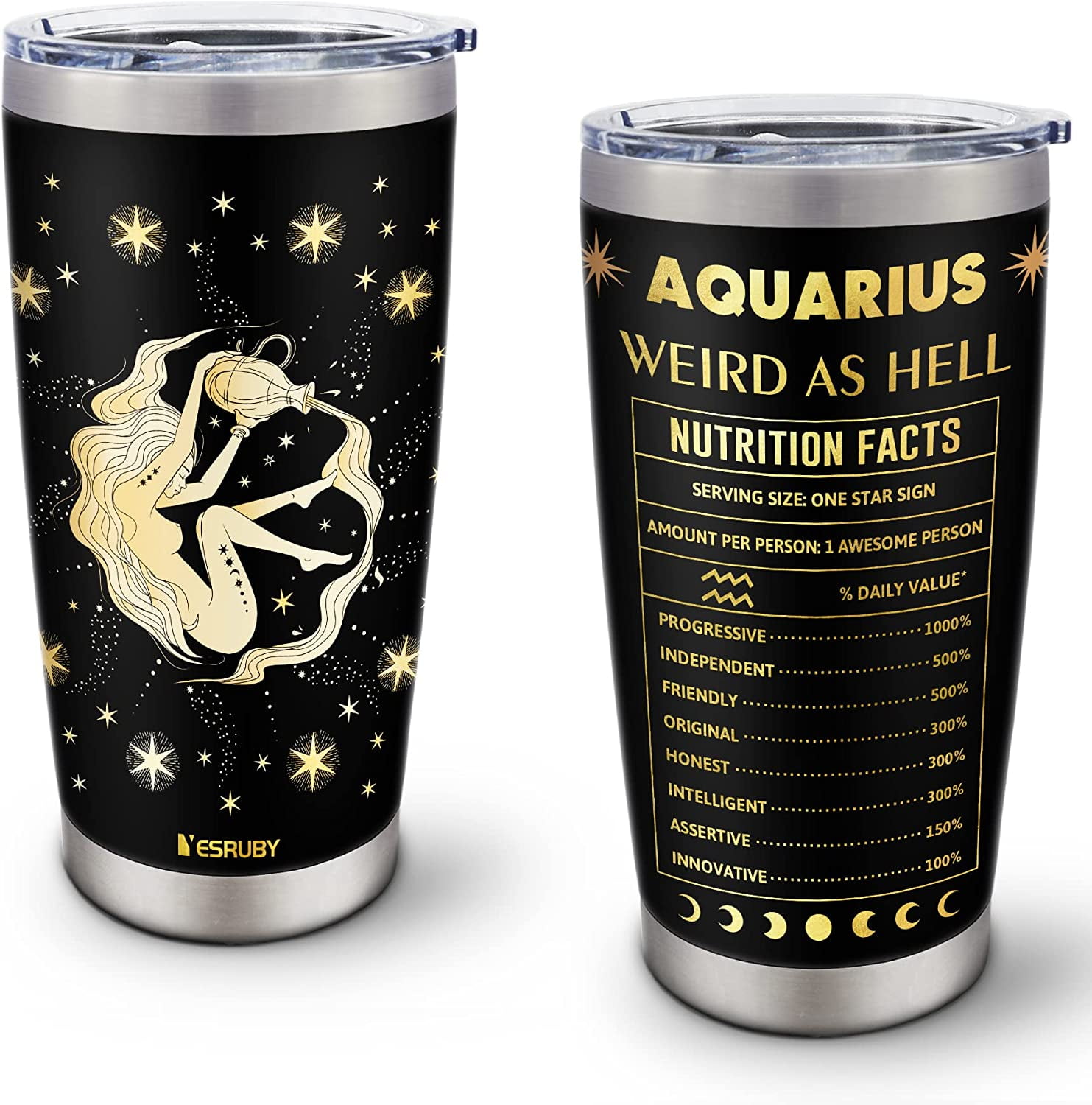 Aquarius Gifts Tumbler 20OZ, Astrology Gifts For Women, Aquarius Gifts For Women Men, January February Birthday Gifts, Horoscope Constellation Zodiac Gifts, Aquarius Birthday Gifts - Coffee Cup(1PC) - Walmart.com